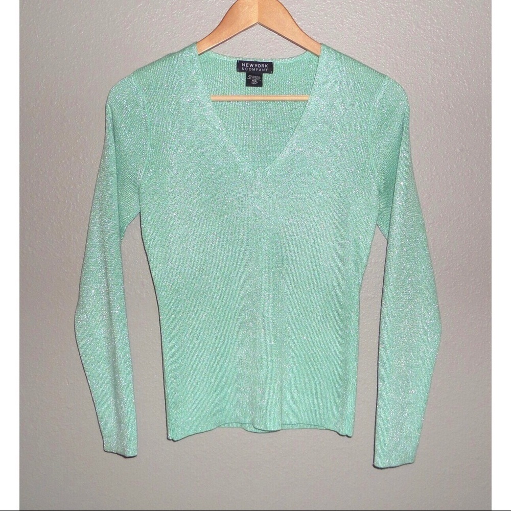 New York & Co Shimmer Sweater